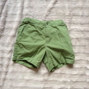 Green lands end shorts!